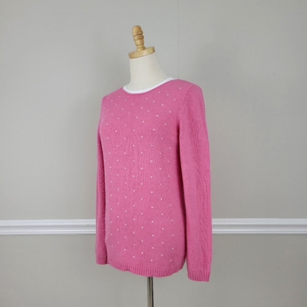 Pink Crew Neck Sweater